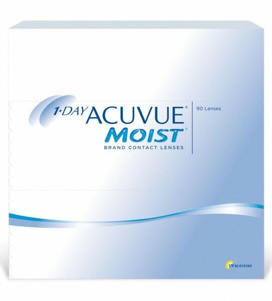 1-DAY Acuvue Moist, 90pk
