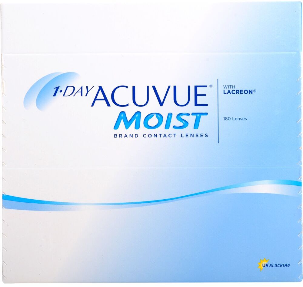 1-DAY Acuvue Moist, 180pk
