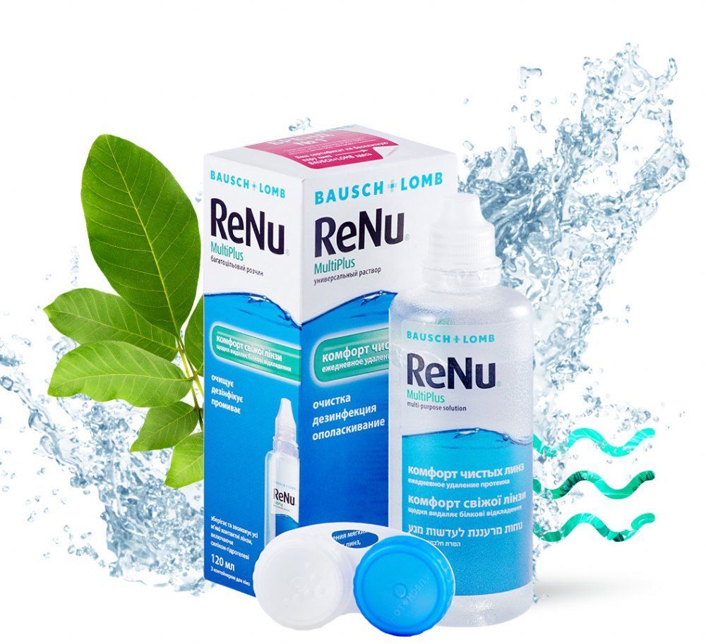 Раствор ReNu Multi Plus 120 мл